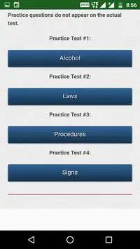 Drivers license test exam Screen Shot 4