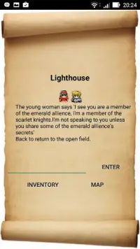 Knight's Day: Text Adventure Screen Shot 3