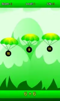 Parachute Math Screen Shot 1