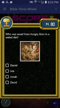 Bible Trivia Wheel - Bible Quiz Game Screen Shot 4