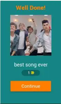 Guess The Song by One Direction Screen Shot 1