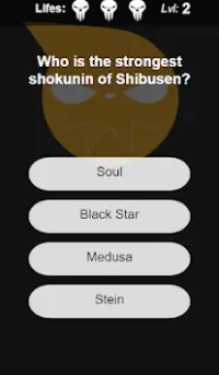 Soul Eater Quiz Screen Shot 0