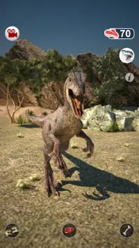 Talking Raptor : My Pet Dinosaur - Free Screen Shot 4