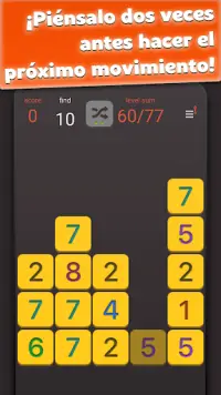 SumX - juego de matemáticas Screen Shot 1
