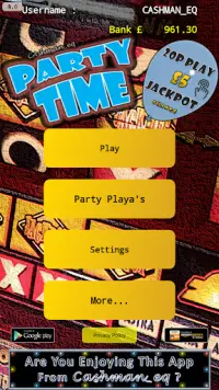 PartyTime Arena UK Slot (Community) Screen Shot 1