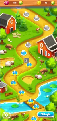 Bubble Shooter 2021 - Save the sheeps Screen Shot 1