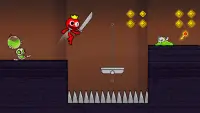 Red Stickman:Палка Приключения Screen Shot 7