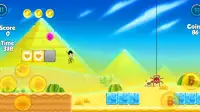 Mr Hero Bean Super adventure Game World Run Screen Shot 1