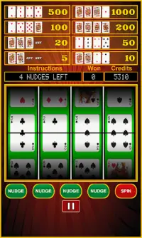 Poker Slot Machine Screen Shot 1