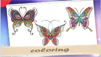 butterfly coloring pages : butterfly outline Screen Shot 0