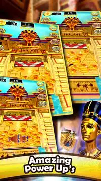 Gold of Queen Cleopatra Egypt - Coin Party Dozer Screen Shot 0