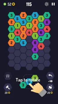 Birleştirmek 9! Hexa Puzzle Screen Shot 4