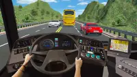 Stad Verkeer Bus Racen Spel Screen Shot 2