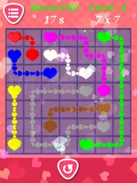 Connect The Dots - Color Line Valentine Heart Screen Shot 2