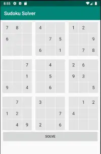 Sudoku Solver Screen Shot 0