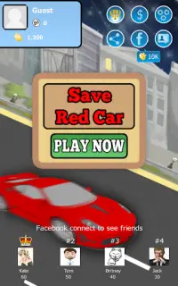 Save Red Car Screen Shot 19