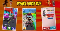 Power Ninja Run: Super meninos e Super meninas Screen Shot 4
