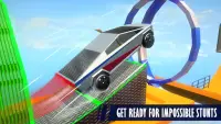 Mountain Climb 4x4 Stunts: Cybertruck Car Games Screen Shot 3