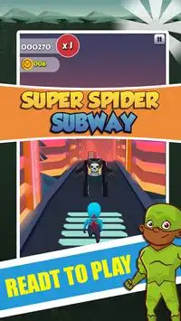 Super Spider Subway Screen Shot 1