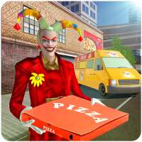 Futurystyczny Pizza Delivery Van: Food Truck Simul