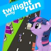 Twilight little pony crossing run