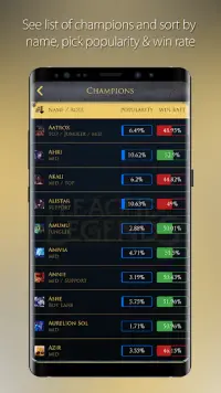 LCS & TFT Guide League of Legends Mobile Champions Screen Shot 2