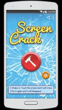 Broken Screen - Crack Prank Screen Shot 0