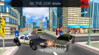Miasto Policja Samochód Kierowca : Mafia Pościg Screen Shot 3