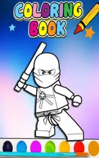 How To Color Lego Ninjago -Free coloring for kids- Screen Shot 0