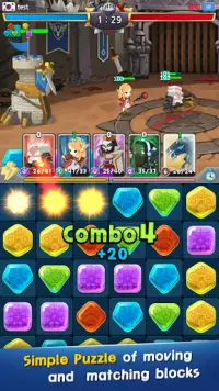 Puzzle Clash: PvP Defense Game | Match Strategy Screen Shot 7