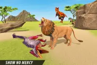 Wild Lion vs Dinosaur: Animal Battle Simulator Screen Shot 9