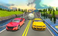 Chained Car Racing - Simulator Mengemudi Gratis 3D Screen Shot 7