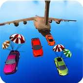 Skydiving Flying Car Air Race 3D