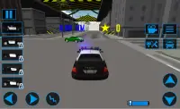 Police, voiture, conduite, 3D Screen Shot 4