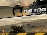 Tank Attack:Strzelec Wojna Sim Screen Shot 7