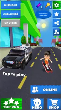Fanatieke runner multiplayer-Subway runner spel Screen Shot 1