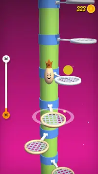Happy Egg - Helix Jumping Screen Shot 7