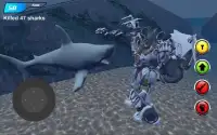 X Robot Car : Shark Water Screen Shot 1