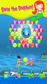 Bubble Shooter Sea Animals Screen Shot 1