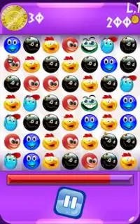 Конфеты Делюкс Emoji игра Screen Shot 2