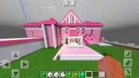 Pink House Minecraft for Girls Princess Games Screen Shot 2