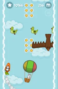 Bunny Goes Boom! Flying Game 🚀 Screen Shot 0