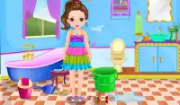 الأميرة ألعاب تنظيف الحمام Screen Shot 6