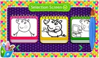 Coloring For Peppa Pig  -Peppa Pig Coloring Book Screen Shot 1