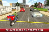 Moto Pizza Delivery ragazzo 3d Screen Shot 8