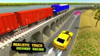 Car vs Train: High Speed Racing Game Screen Shot 4