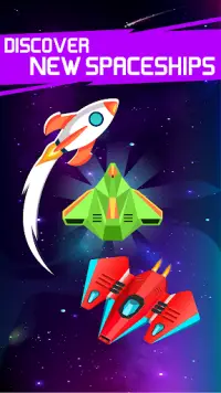 Merge Spaceship - Click and Idle Merge Game Screen Shot 2