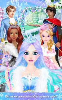 Princess Salon: Frozen Party Screen Shot 4