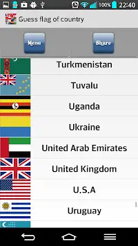World Flag Quiz Screen Shot 4