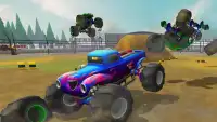 Monster Trucks Rival Crash Demolition Derby-Spiel Screen Shot 2